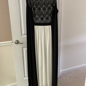 Plus size evening dress.
